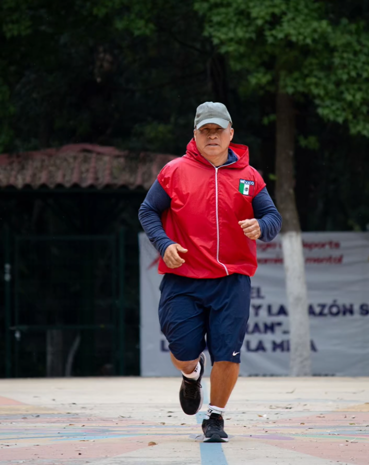 Entrenamiento al aire libre en Viveros de Coyoacán